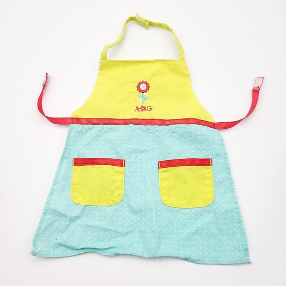 American Girl Other - American Girl 2010 Retired Baking Accessories II Blue & Green Doll Baking Apron